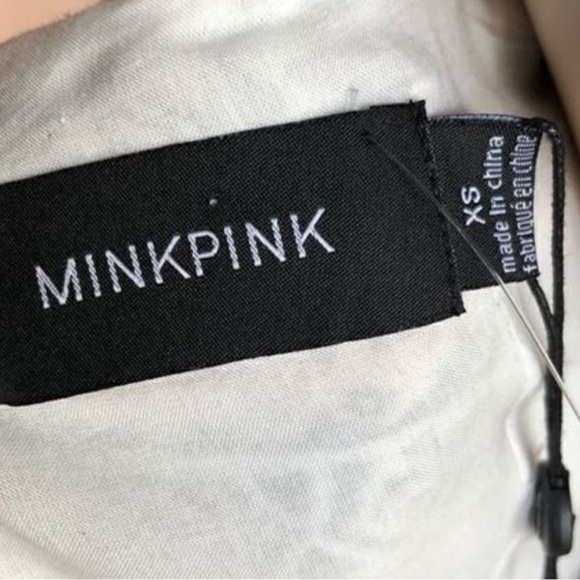 MinkPink Temple Button Up Mini Dress Size XS NWT - Picture 5 of 6